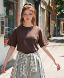 Boxy Crop Short Sleeve T-shirts