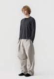 O-RING double pleat pants