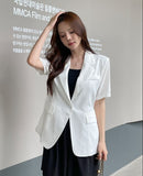Lovell Tailored Strap Linen Jacket