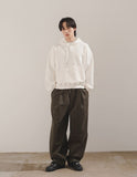 Cotton Peach Wide Banding Pants