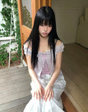 Mumon Check Sleeveless Blouse