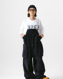 [AG] Side Pocket Twill Balloon Overall