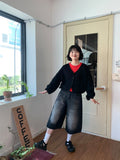 [unisex] Dehas Washing Denim Bermuda Pants