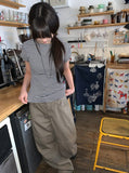 Rutu Pintuck Cotton Wide Pants