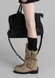 Rook Suede Belted Boots