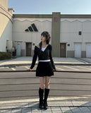 Kyuhi Frill Tiered Mini Skirt