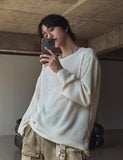Ronnie Boatneck Waffle Knit