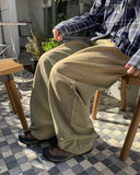 Meldin vintage washed denim pants