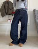 Dian Pocket Washed Denim Pants