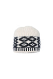 Leash jacquard knit beanie