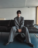 Gakuran pintuck wide pants