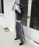 BACK BANDING CROP SH