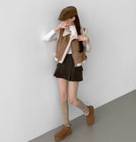 Ribbed Inner Winter Fall Neck Polar Long Sleeve T-shirt