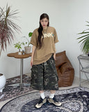Lucien Camo Cargo Bermuda Pants