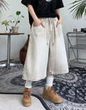 Pino Washed Banding Bermuda Pants