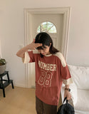 Petty Color Matching Over Short Sleeve Tee
