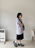 [unisex] Pupons Number Printing Over Short Sleeve Tee