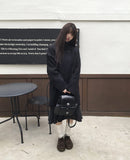Moochi Balmacaan Over Wool Midi Coat