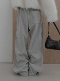 Corset brushed sweatpants