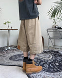 Weave Reverse Patch Bermuda Shorts