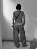 Ryoshi Herringbone Wide Pants