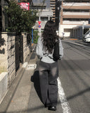 [Muffler set] Billy Boat Neck Off Loose Knit