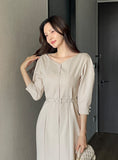 Eini simple H line slit one piece (belt set)
