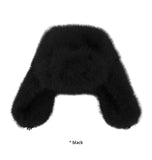 MINK FUR EARFLAP HAT