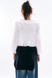 Mori satin blouse