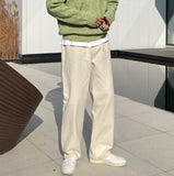 Genty brushed wide pants