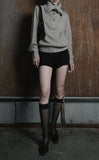 High Neck Goat Knit