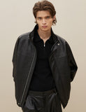 Overfit High Neck Blouson Man