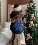 Mer Cape Duffle Fur Jumper