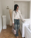 Sote Belt Leather Eyelet Shoulder Bag