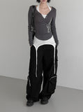 (Unisex) For the Multi-Pocket Cotton Cargo Pants