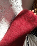 Asa V-neck Over Wool Knit