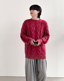 Rudolph Pigment Cable Knit