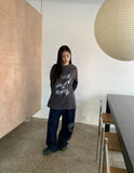 Kan Love Printing Over Long Sleeve Tee