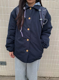 Hinyu Check Reversible Padded Jacket
