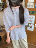 Hamiri Basic Pocket Check Long Sleeve Shirt