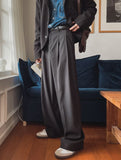 Laura Two Pintuck Wide Slacks