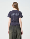 New 93 Logo Crop T-Shirt