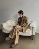 Mauve Wool Over Blazer