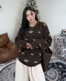 Lucien Angora Heart Knit