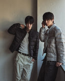 Pair Biker Duck Down Padded Jacket