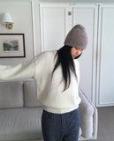 Nien Boucle Fur Beanie Hat