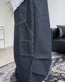 Cano Balloon Carpenter Denim Pants