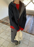 Behi Check Color Matching Hood Windbreaker