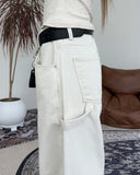 Dor Curved Cotton Pants