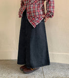 Nennuki Pocket Denim Long Skirt